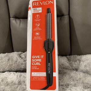 Revlon Give It Some Curl Heated Curl Brush. 3/4" Styling Brush Model RV054.